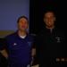 Stoughton AD Mel Dow and Boys Hockey Head Coach Kris Rosholt