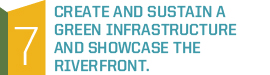 Create and Sustain a Green Infrastructure and Showcase the Riverfront.