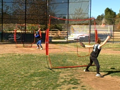 Bownet Portable Pitch thru Screen