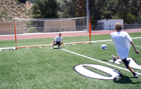 Bownet 6'6" x 18' Portable Soccer Goal - USYS Reconmmended goal size for Youth Soccer 