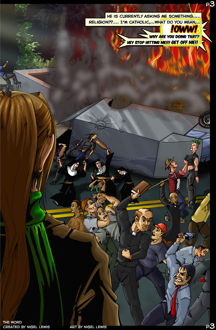 The Word, the word web comic, comic books, comic book publisher, canadian publishing company, nigel lewis, jackal comics