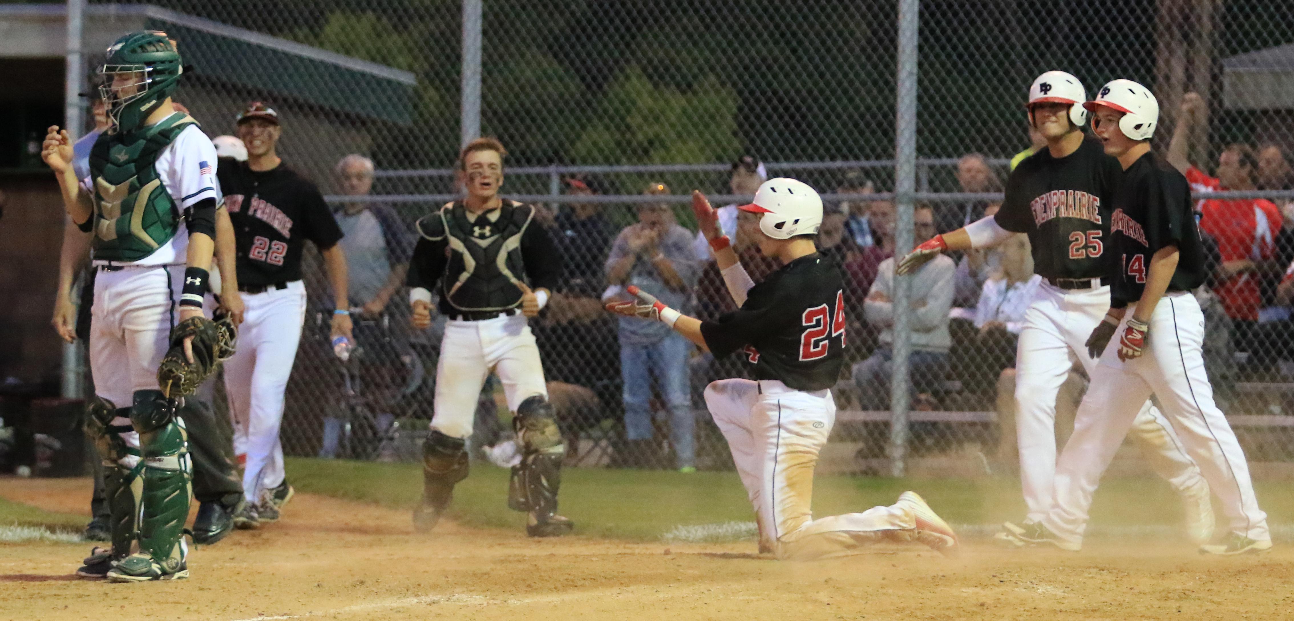 Ehresman's tworun double pushes Eden Prairie past Edina in extra innings