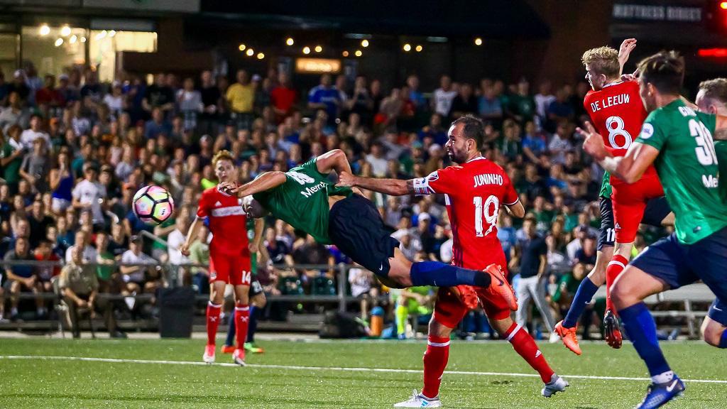 Solignac scores clever heel flick to give Chicago the lead