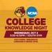 Graphic: College Knowledge Night