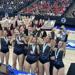 Jazz dancers with third place trophy