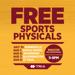 Graphic: Free Sports Physicals. Register: tria.com/physicals. 5-8pm.  July 31: Burnsville, Aug 1: Maple Grove, Aug 6: Woodbury, Aug 7: Bloomington, Aug 8: St Paul