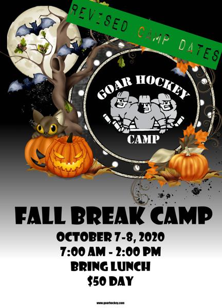 2020 Fall Break Camp **REVISED DATES**