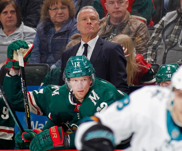 Wild coach Boudreau on managing short bench vs. Blackhawks 