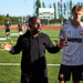 Mutanda Kwesele while coaching Ballard FC during the 2026 USL League Two season.