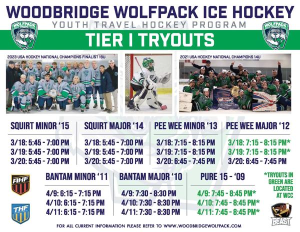 Wolfpack 24-25 Season TRYOUT Schedule & Signup