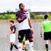 Hakeem Morgan playing for Minneapolis City SC during the 2026 USL League Two regular season.