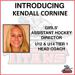 Kendall Cornine named Titans girls’ Assistant Hockey Director
