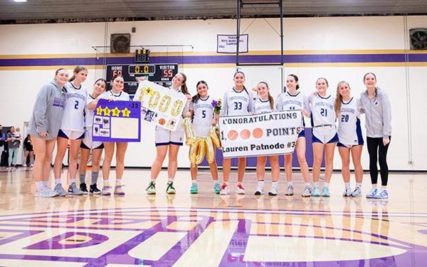 Taylor Patnode Perkiomen School program changer Lauren Patnode eclipses 1,000 points