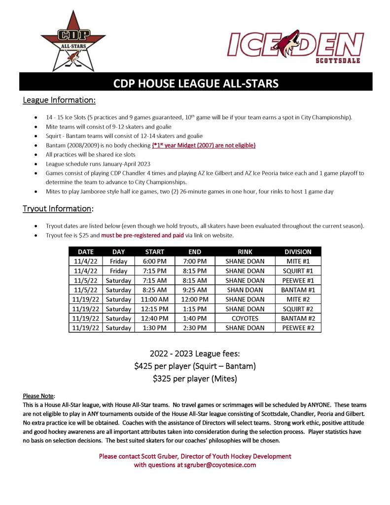 Stca All Star Program ALL-STAR PROGRAM IS HERE!