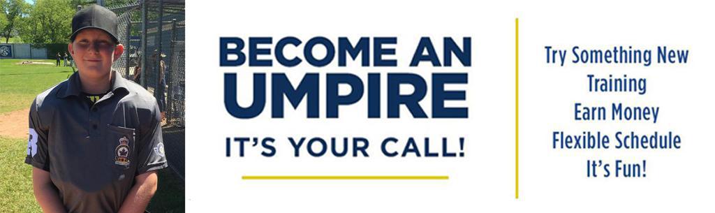 Become and umpire banner
