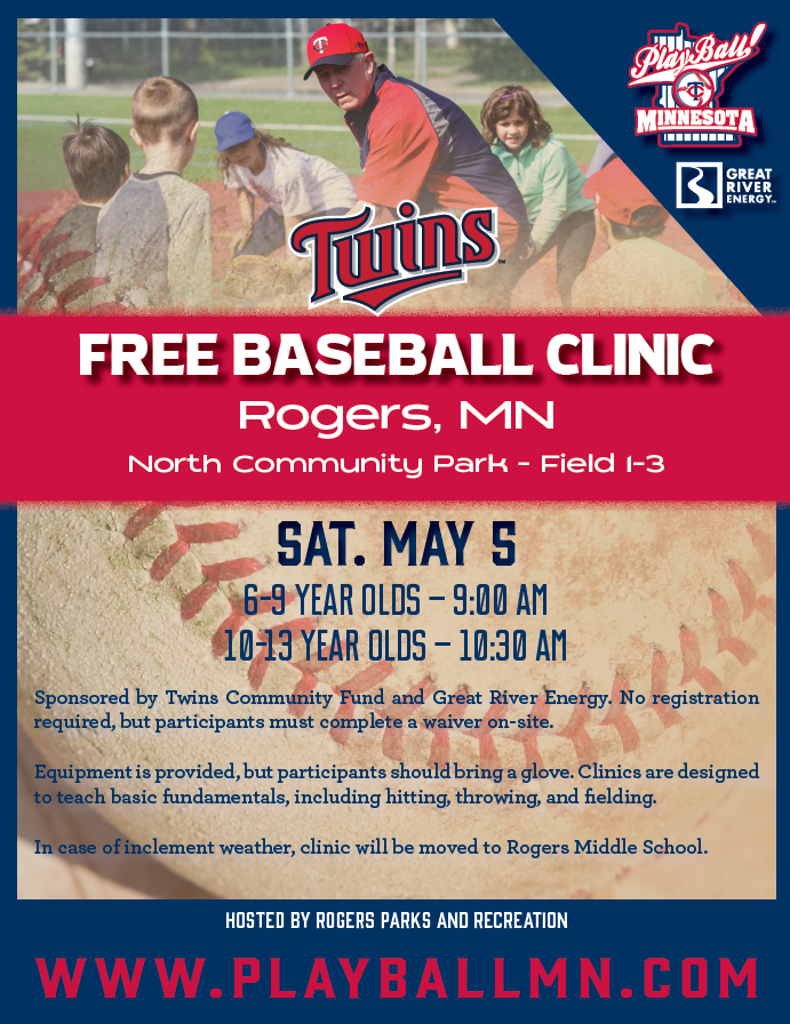MN Twins Youth Baseball Clinic