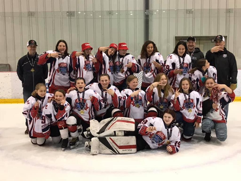 2019 North American Hockey Classic Winnipeg Canada UNdefeated Champs!!!