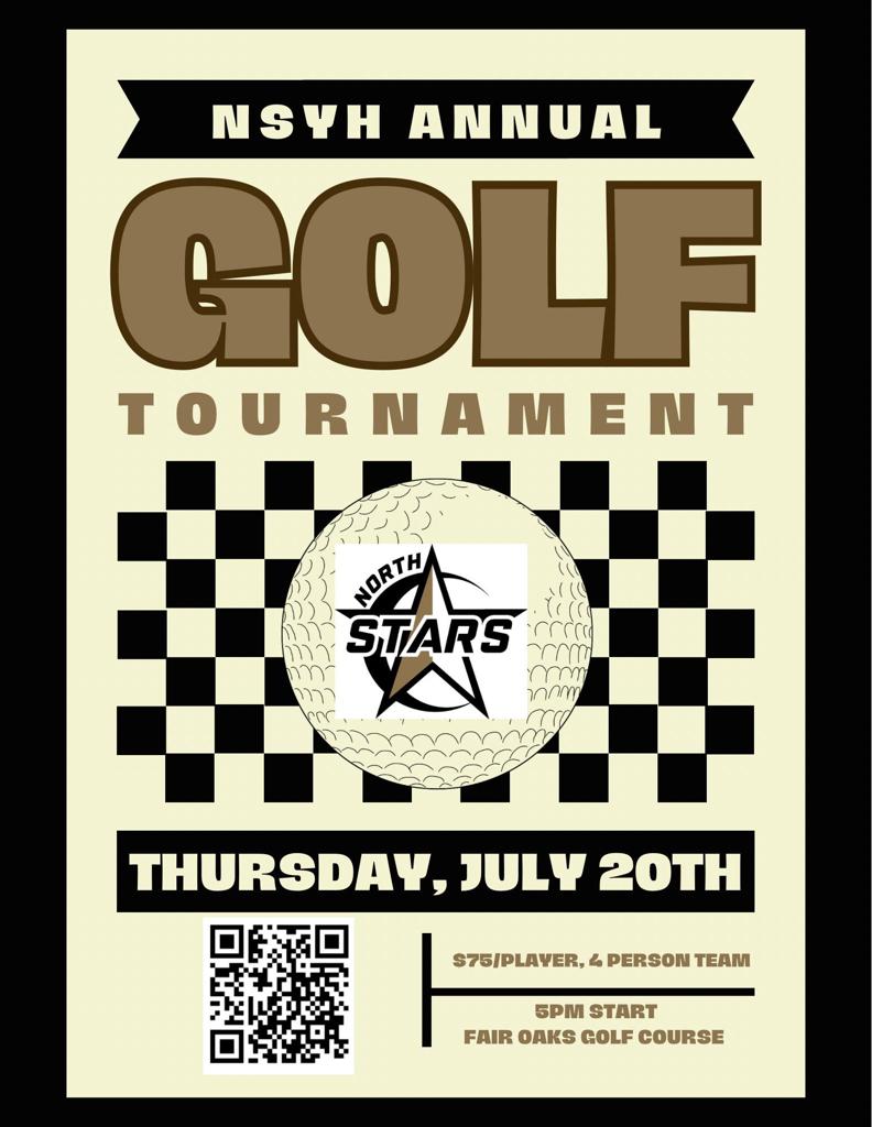 NSYH Annual Golf Fundraiser, July 20th, 5 pm @ Fair Oaks Golf Course