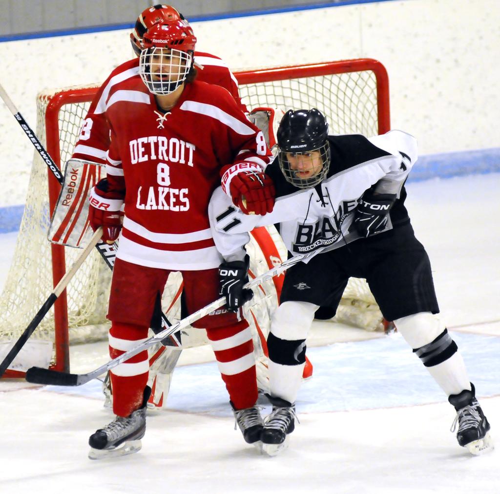 Detroit Lakes vs. BreckenridgeWahpeton Photos MN Boys' Hockey Hub High School Boys