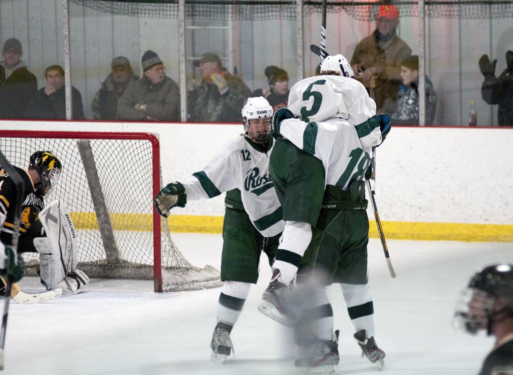 Warroad vs. Roseau Photos MN Boys' Hockey Hub High School Boys