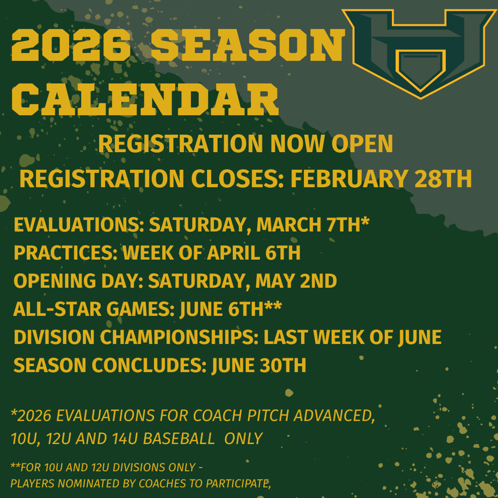 26 Season Calendar
