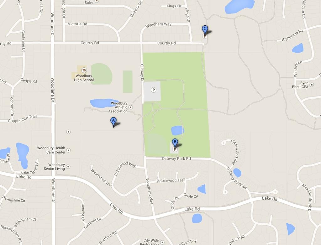 WHS Soccer Field Locations