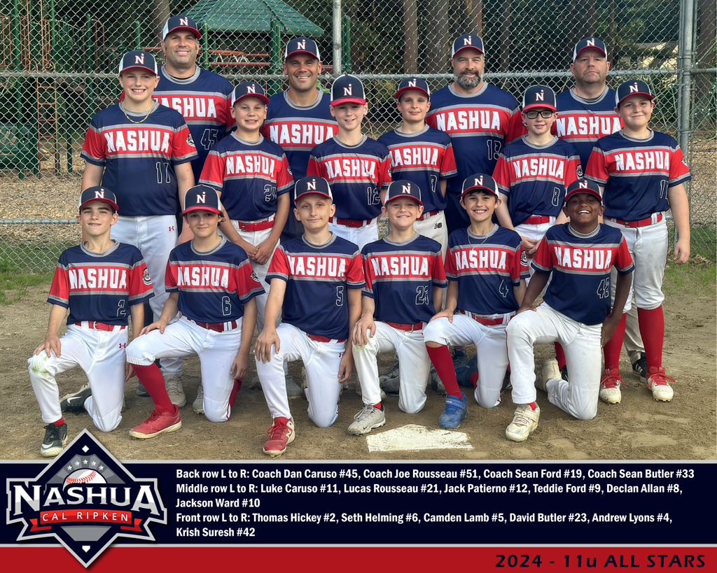 2024 11u All Star Team - Nashua Cal Ripken