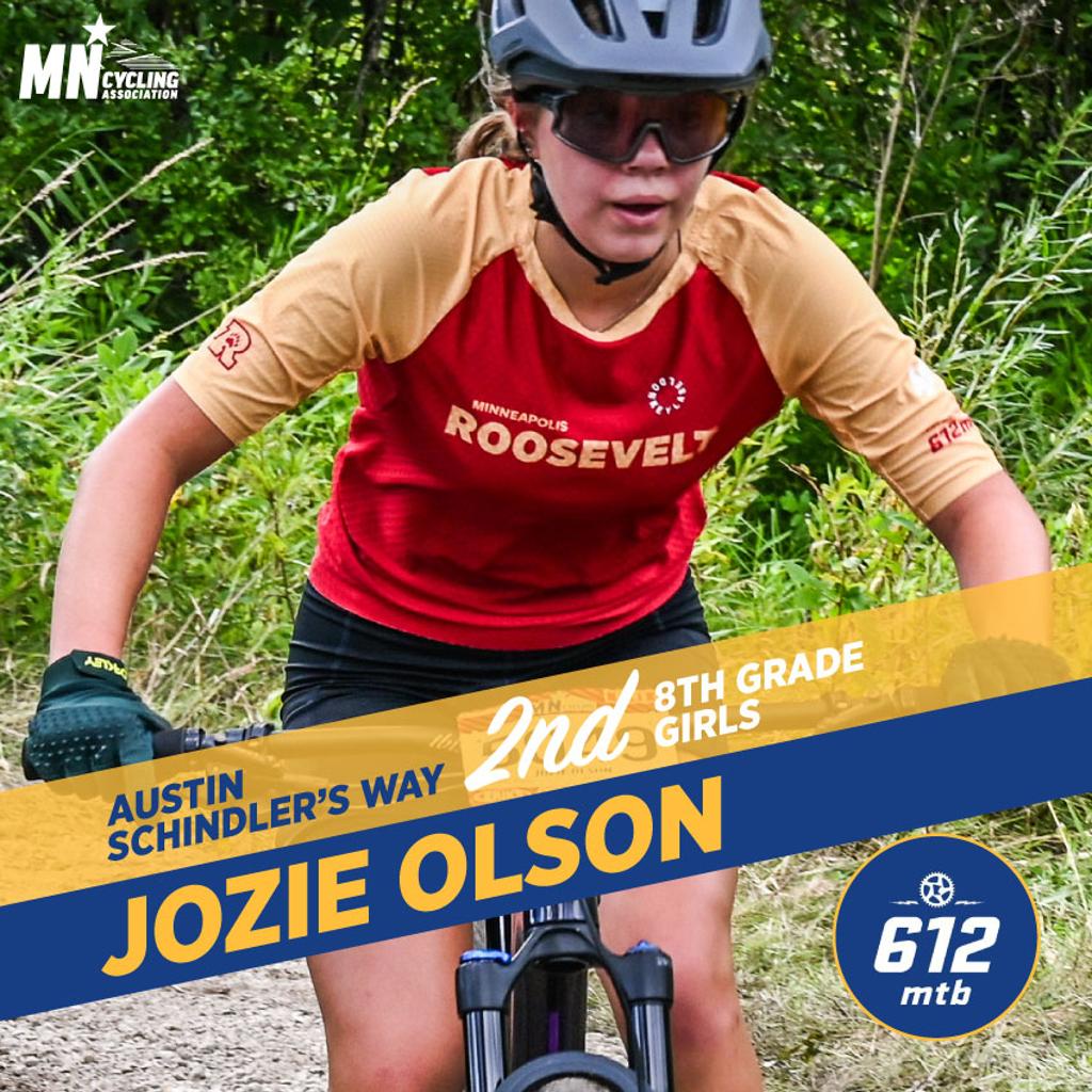 Graphic: Austin Schindler’s Way, 2nd 8th grade Girls, Jozie Olson