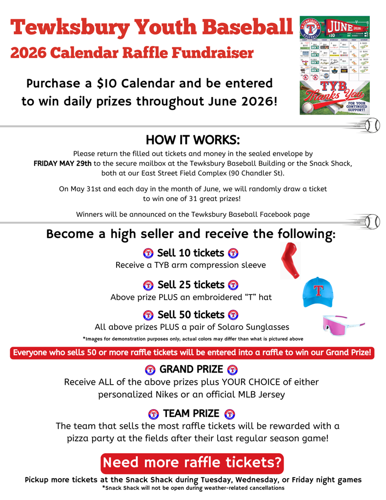 Wisconsin Calendar Raffle Calendar Raffle Information