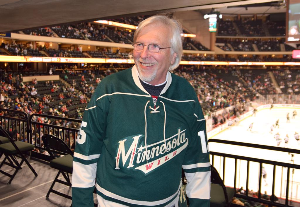 Paul Erickson honored at Minnesota Wild game Photos National Sports