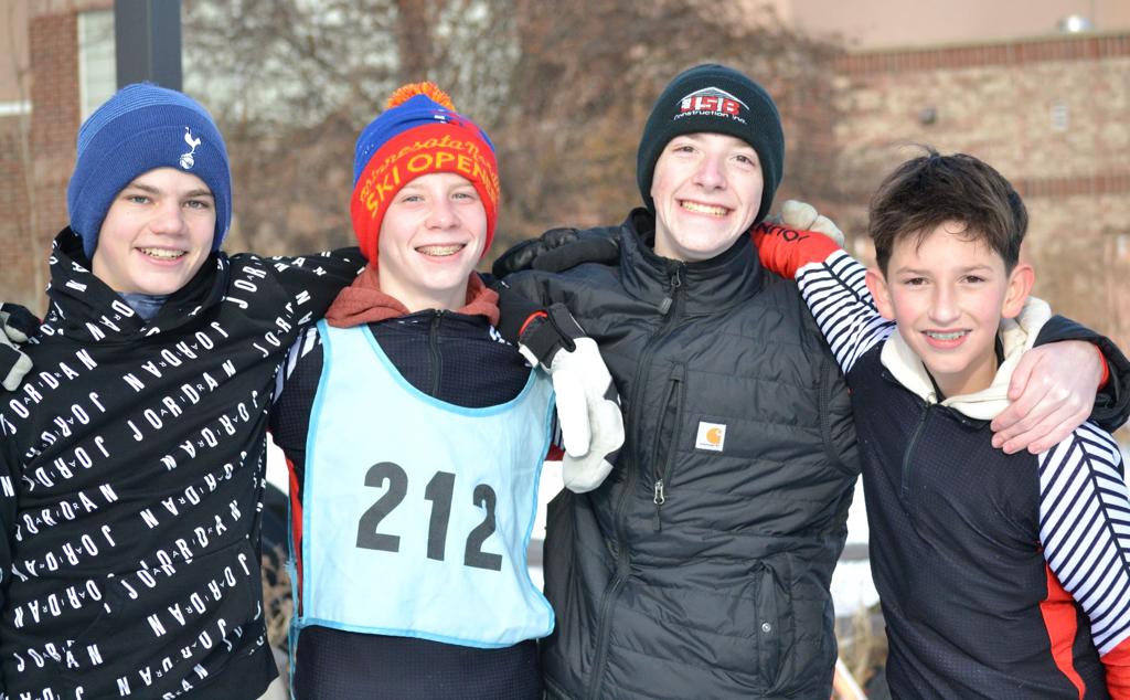 boys skiers at Battle Creek