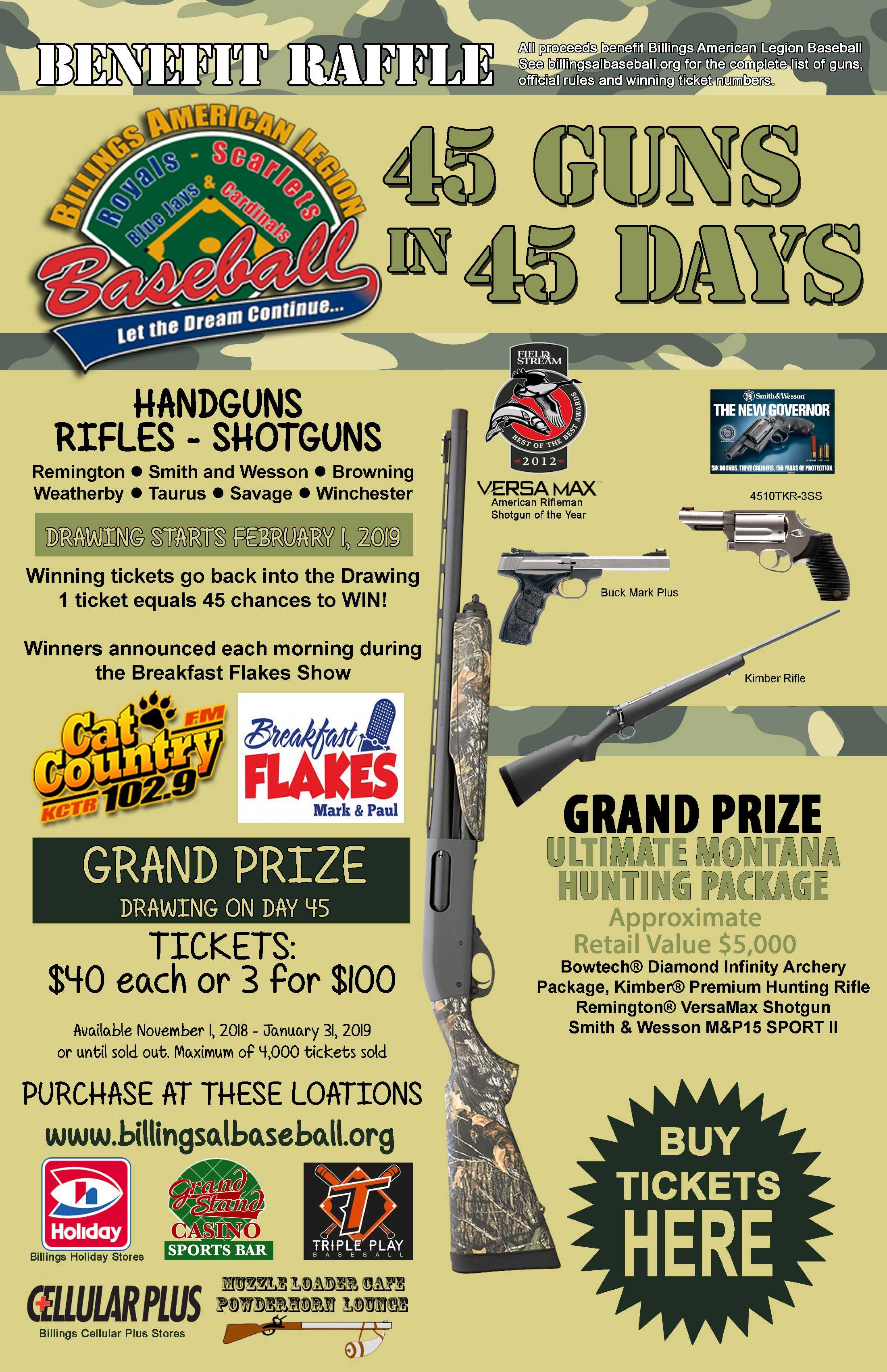 45 Guns in 45 Days Raffle