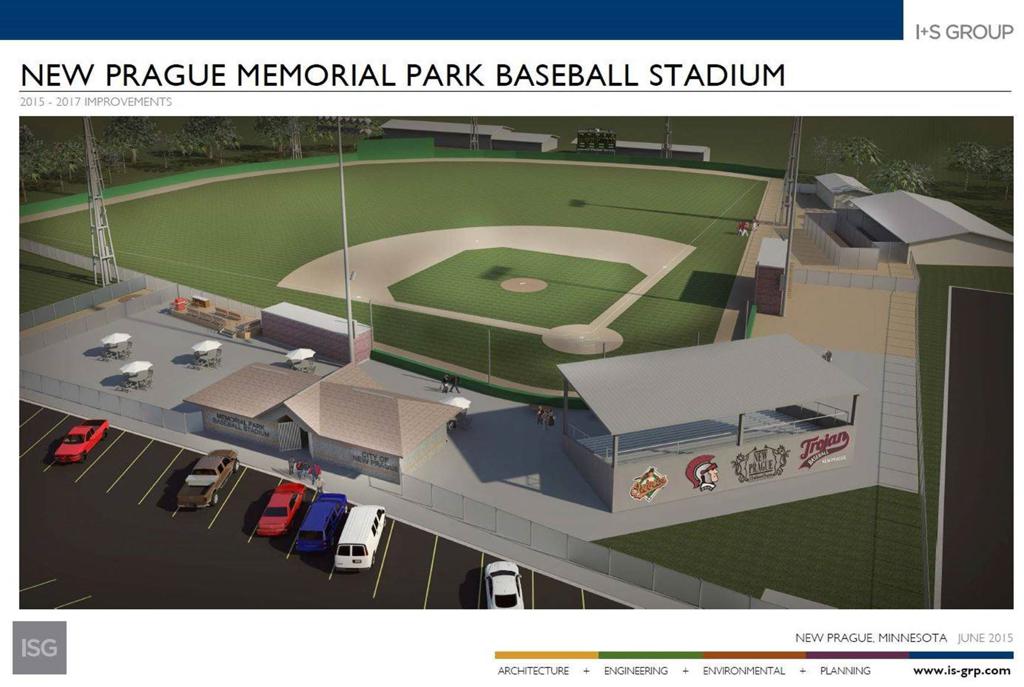 Memorial Park Baseball Stadium Future Rendering
