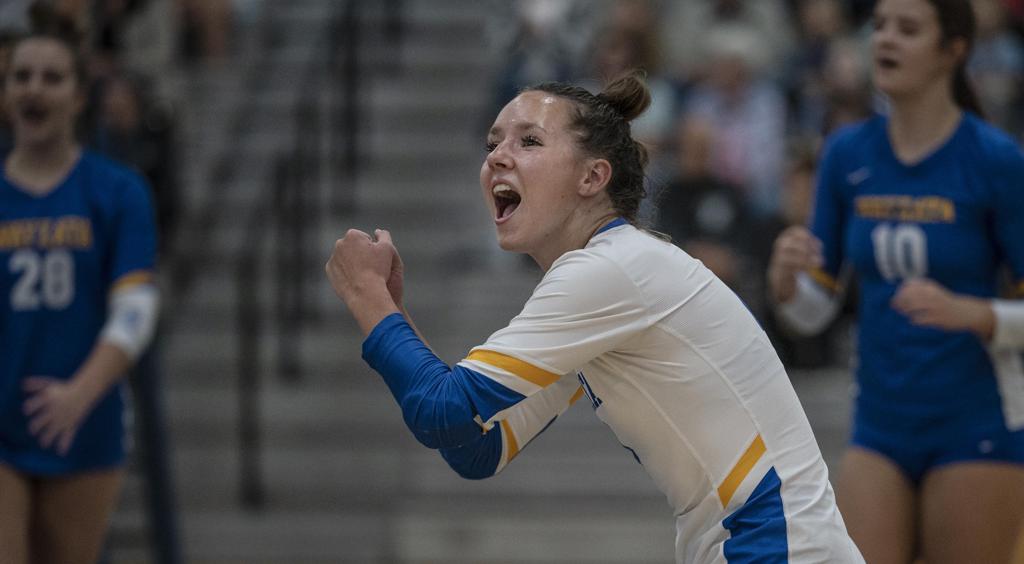 Libero Ella Voegele is undefeated Wayzata’s unquestioned team leader