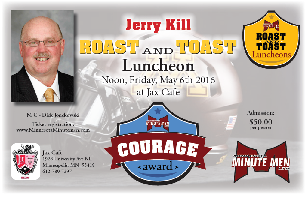 Former Head Coach Jerry Kill Roast and Toast