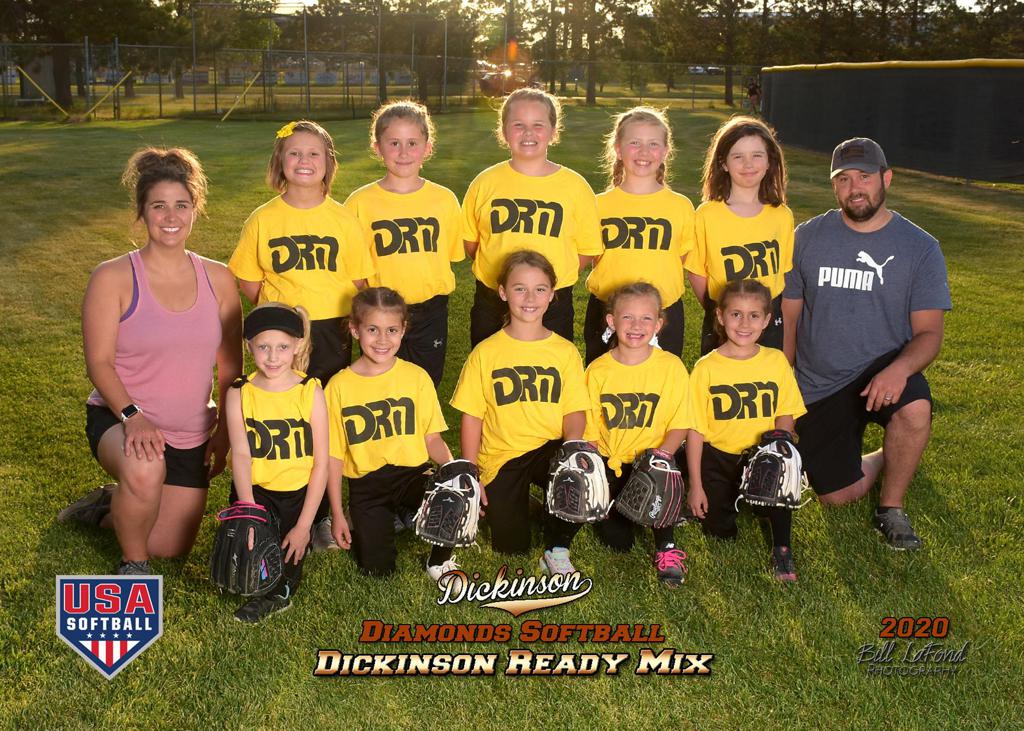 Diamonds 8U Softball