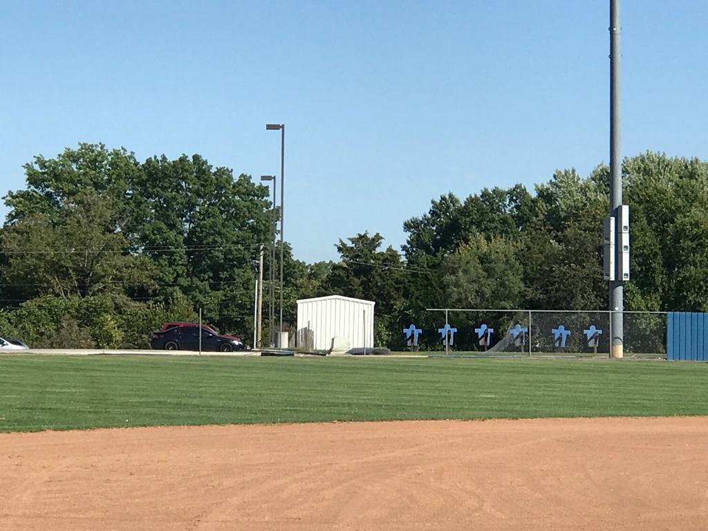 Outfield Fence Timeline Photos Liberty Blue Jay Athletics