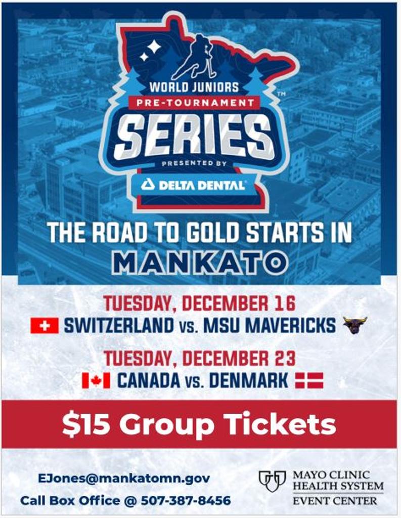 World Juniors Youth Hockey Group Pricing
