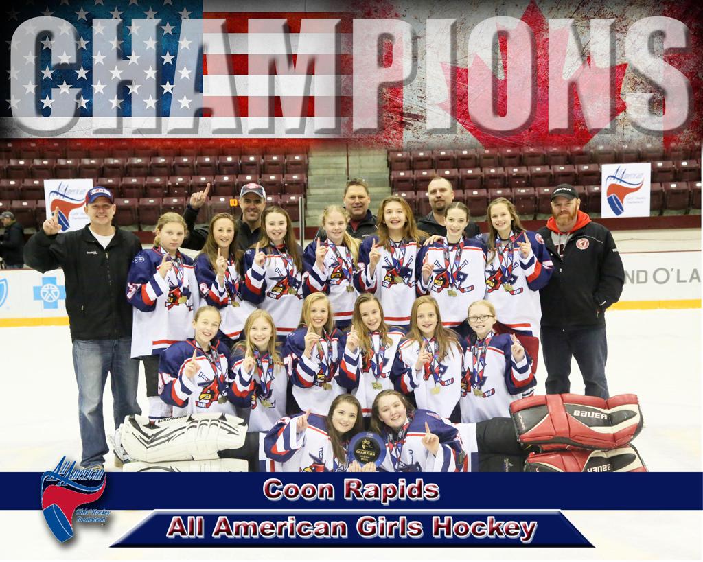 2016 AllAmerican Girls Hockey Tournament Champions Gallery Photos
