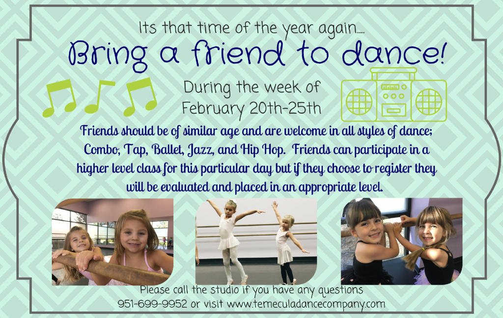 Bring a Friend to Dance