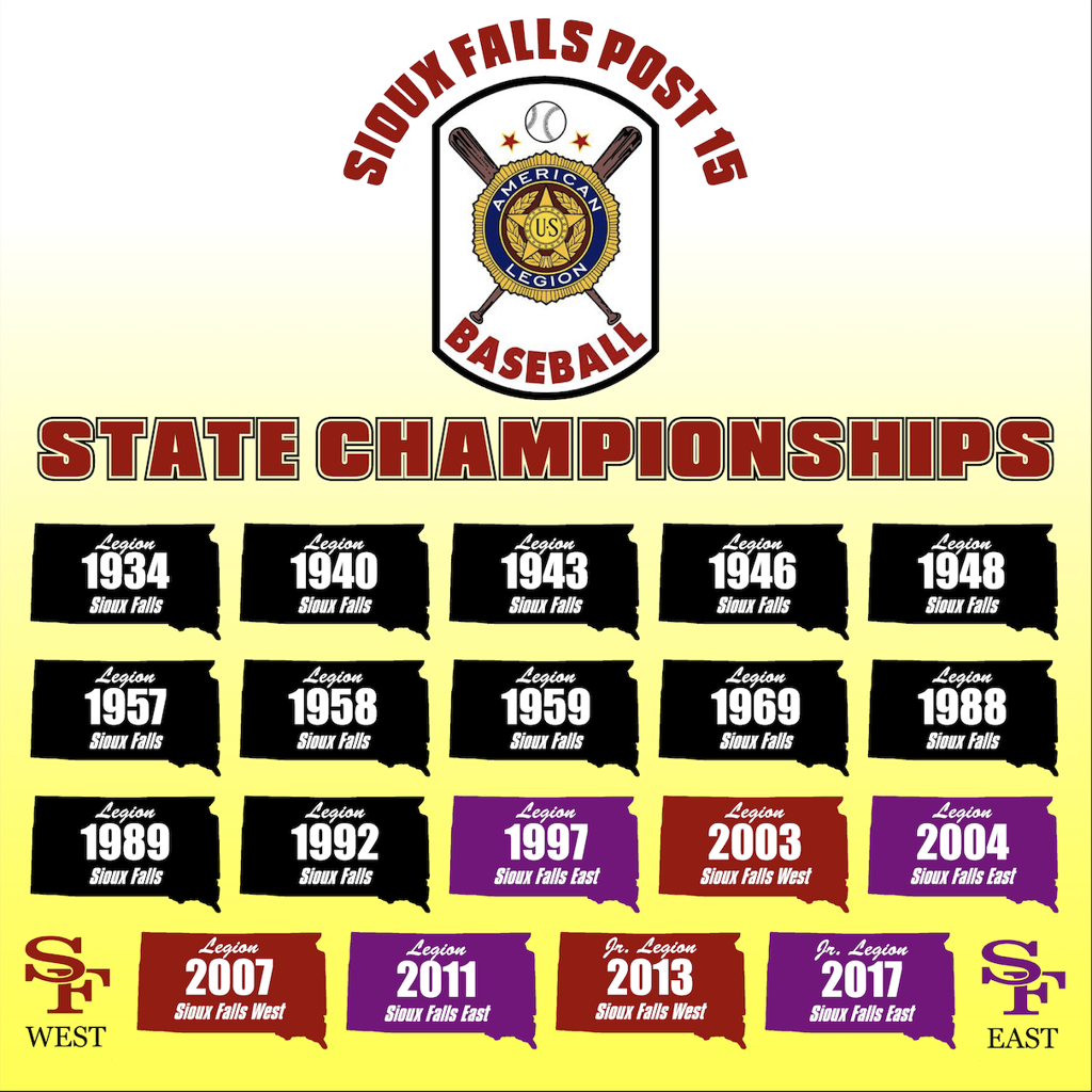 American Legion Post 15 and South Dakota Class A Baseball
