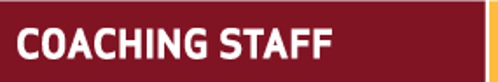 Image of banner graphic: Coaching Staff