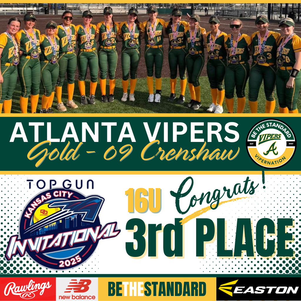 Atlanta Vipers Gold Crenshaw - 3rd Place - Top Gun Maverick - June 2025