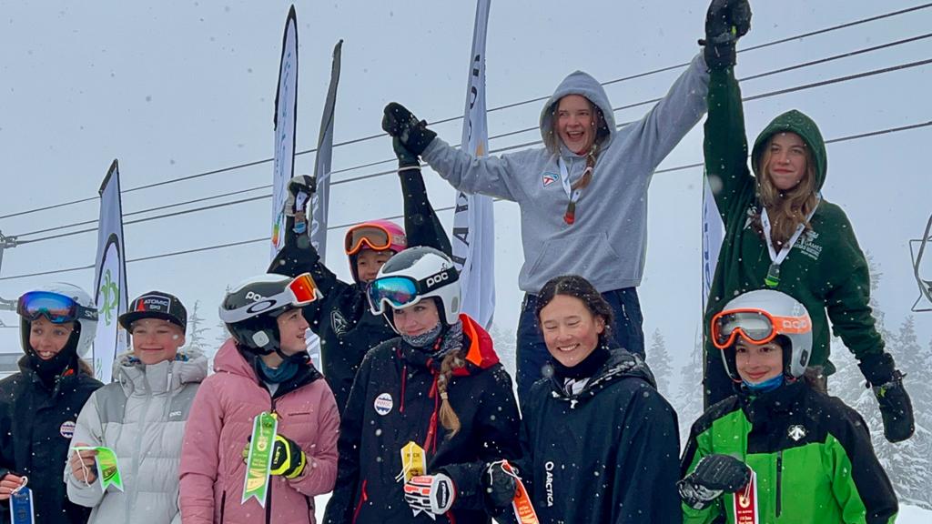 U14 Teck Open at Whistler, March 2024. Photo by Michelle Deng.