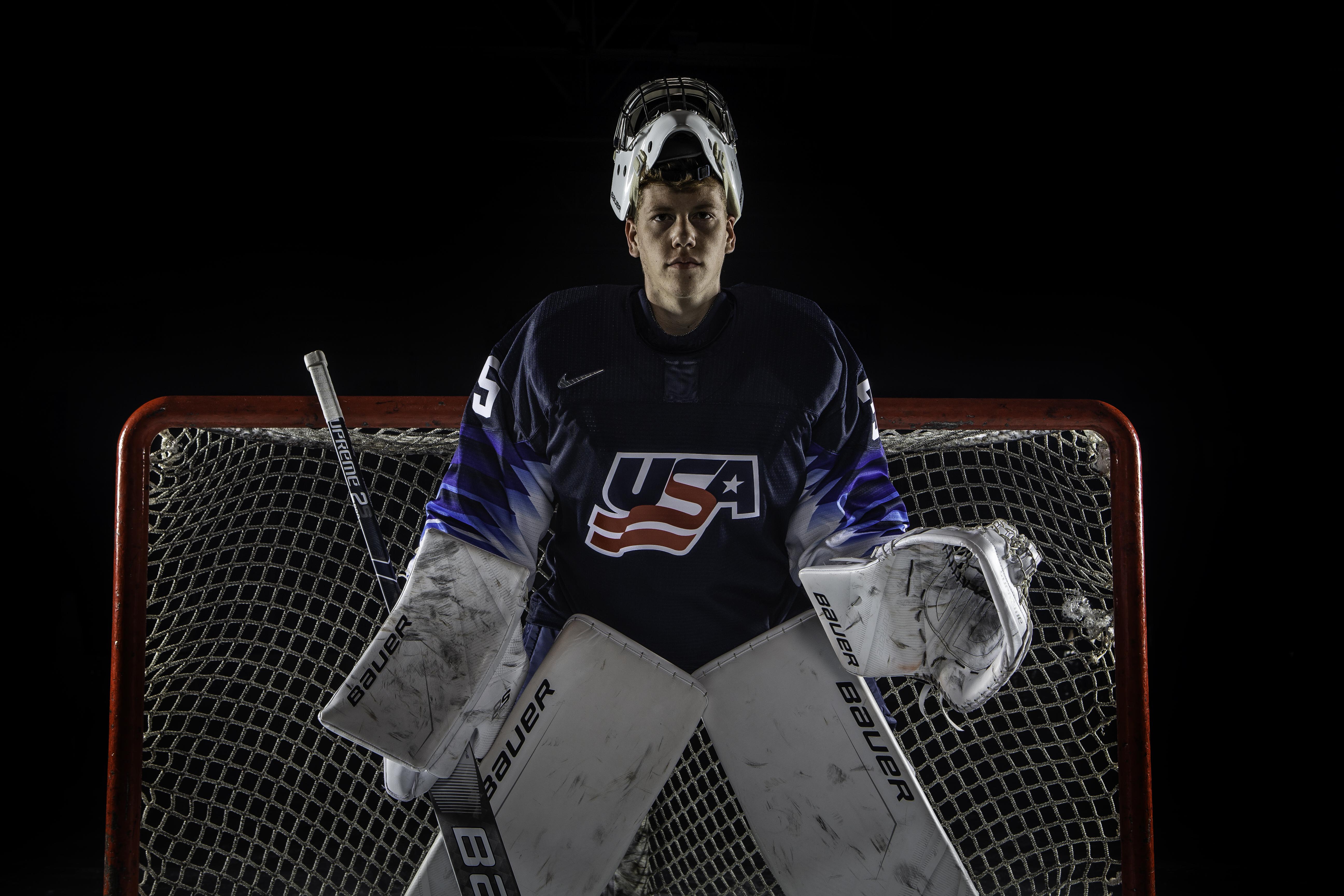 Happenstance and equipment led Drew Commesso to goal