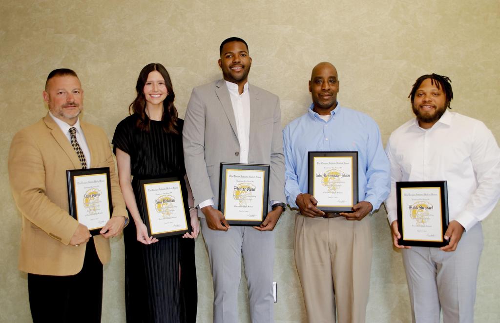 2026 Carrollton High School Hall of Fame inductees are photographed