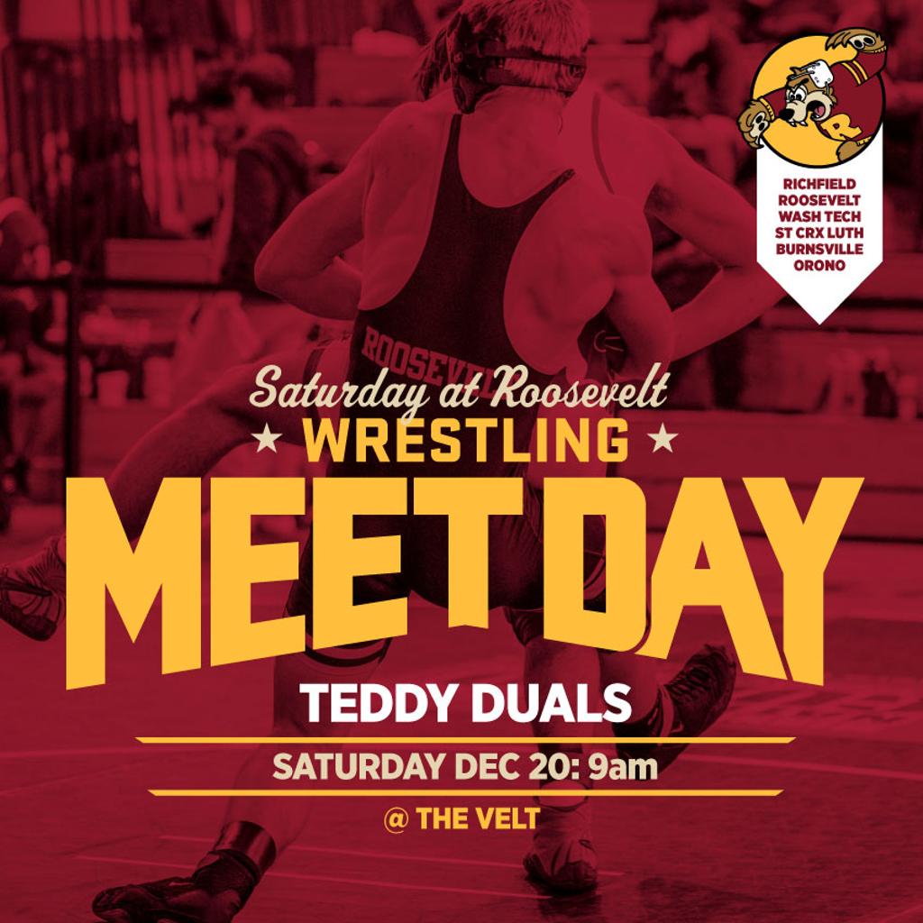 Graphic: Wrestling Meet Day: Teddy Duals