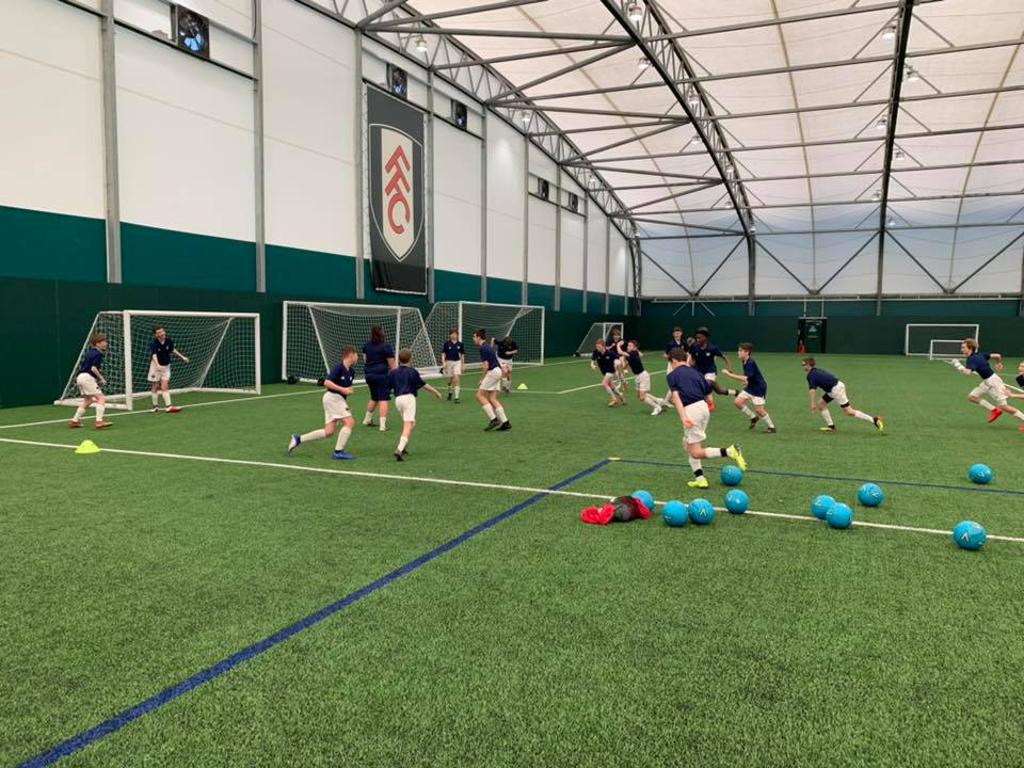 Training at Fulham Football Club Academy Photos Columbus United