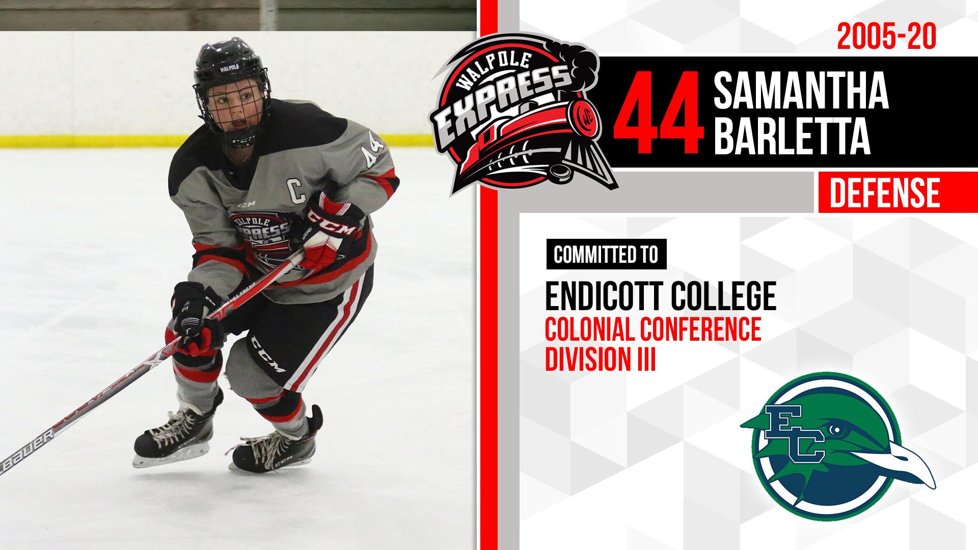 Samantha Barletta Commits To Endicott College
