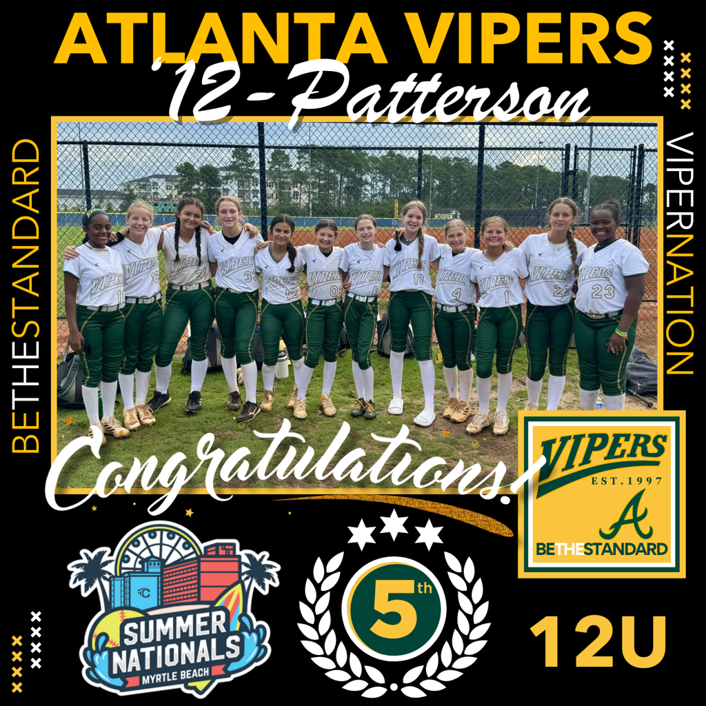 Atlanta Vipers Fastpitch Patterson - Triple Crown Summer Nationals - July 2024
